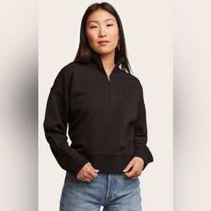 Able Cynthia zip front sweatshirt